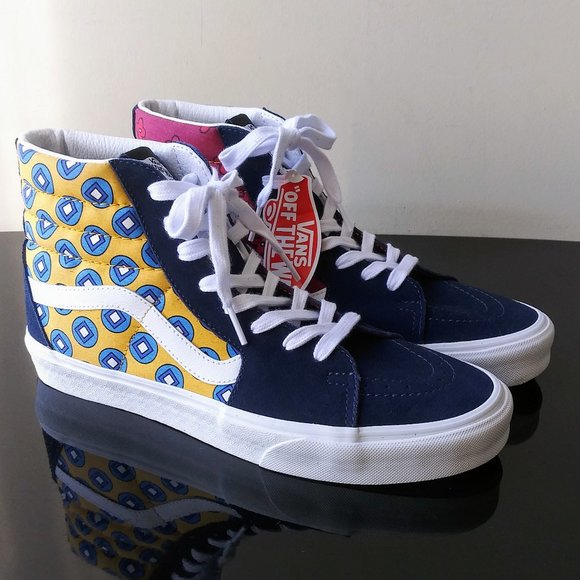 Vans Men\'s Sk8 High Top Leather Suede / Canvas Sneaker main image 5